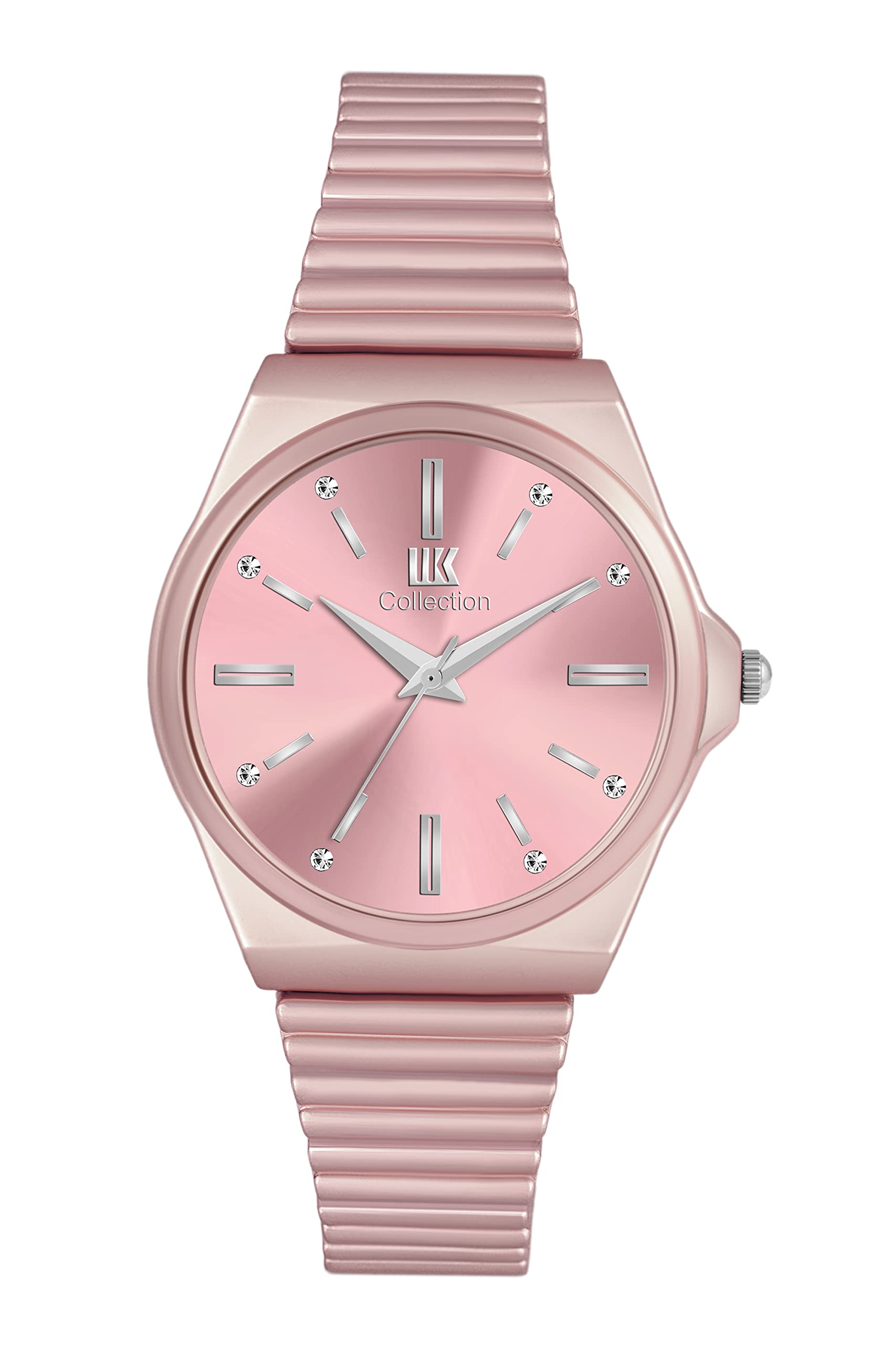 IIK COLLECTION Women Analogue Watches Stainless Steel Chain & Diamond Studded Dial Ladies Watch, Water Resistant (B0BCWK41BN) Amazon Price History, Amazon Price Tracker