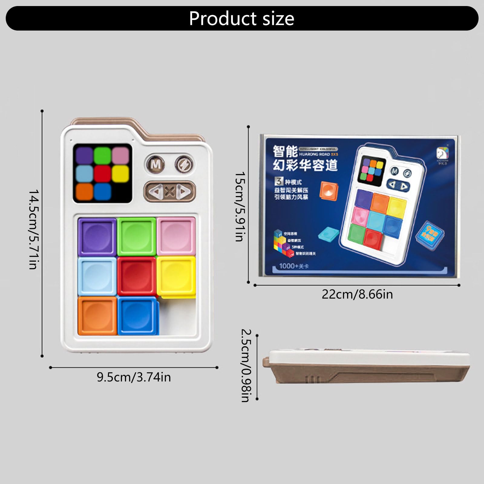 Giocattolo Puzzle Elettrico Scorrevole con Sfide Multiple Livelli di Svago per Ridurre lo Stress e Allenare la Reazione per Divertimento Familiare Giocattolo Puzzle Elettrico Scorrevole