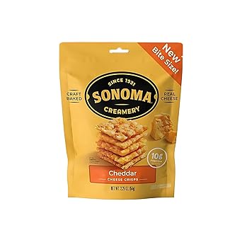 SONOMA CREAMERY Cheddar Crisps, 2.25 OZ