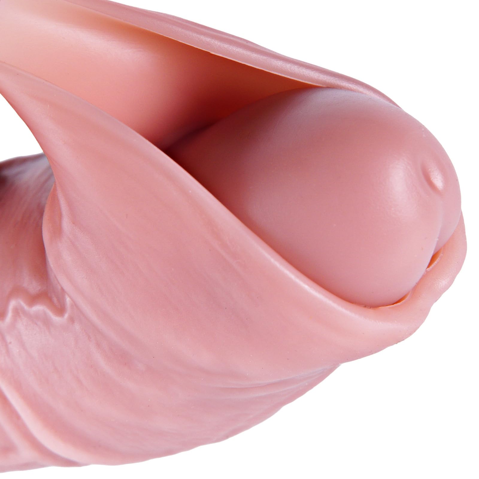 Dildo Super Large da 30 cm con Prepuzio Simulato, Pene Extra Large Extra Lungo, Dildo con Ventosa in Silicone, Senza Prepuzio, Sex Toy per Vagina e Anale di Taglia XXXL, Adatto a Utenti Esperti