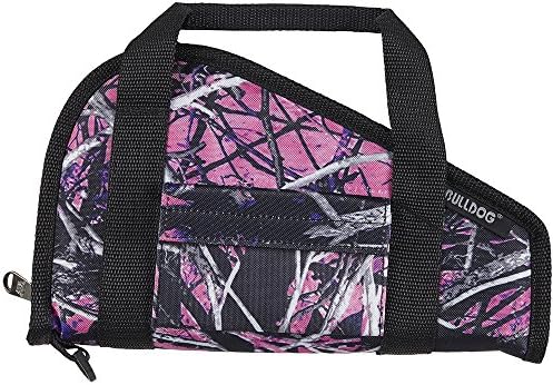 Bulldog Cases Muddy Girl Pistol Rug with Accessory Pocket, Small, Camo/Black
