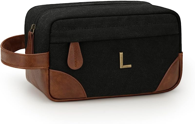 Necessaire personalizada CLOUDWINGS para viagem, preta, tamanho L