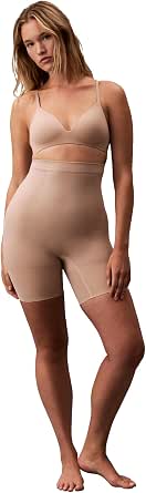 Calvin Klein Women's Shapewear Secure Sculpt High-Waist Mid-Thigh Short