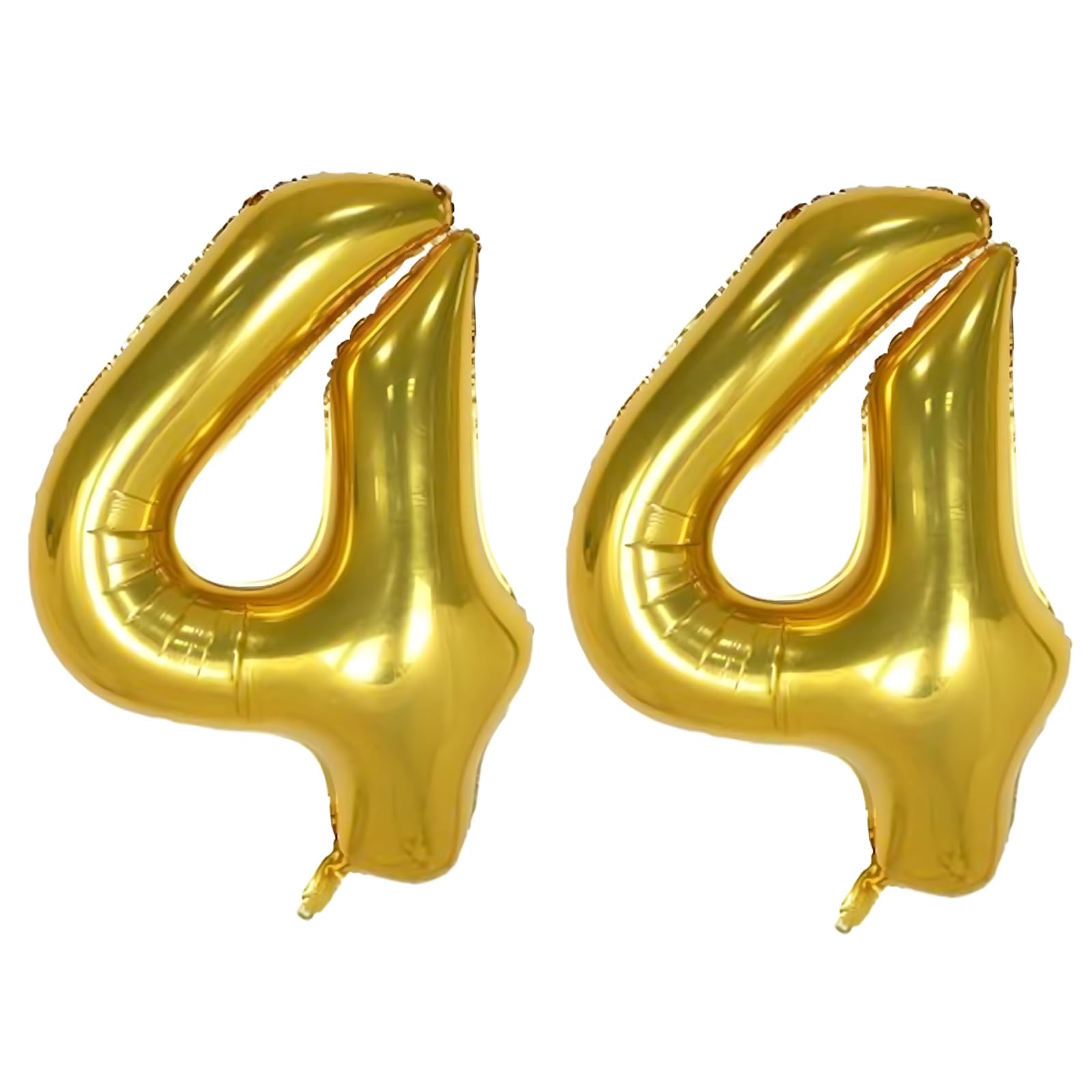 Inscool 40 Inch Gold Large 44 Number Birthday Balloons,Giant Jumbo Balloons for Party, Golden Birthday Party Decorations Number Balloon for Wedding Anniversary Celebration