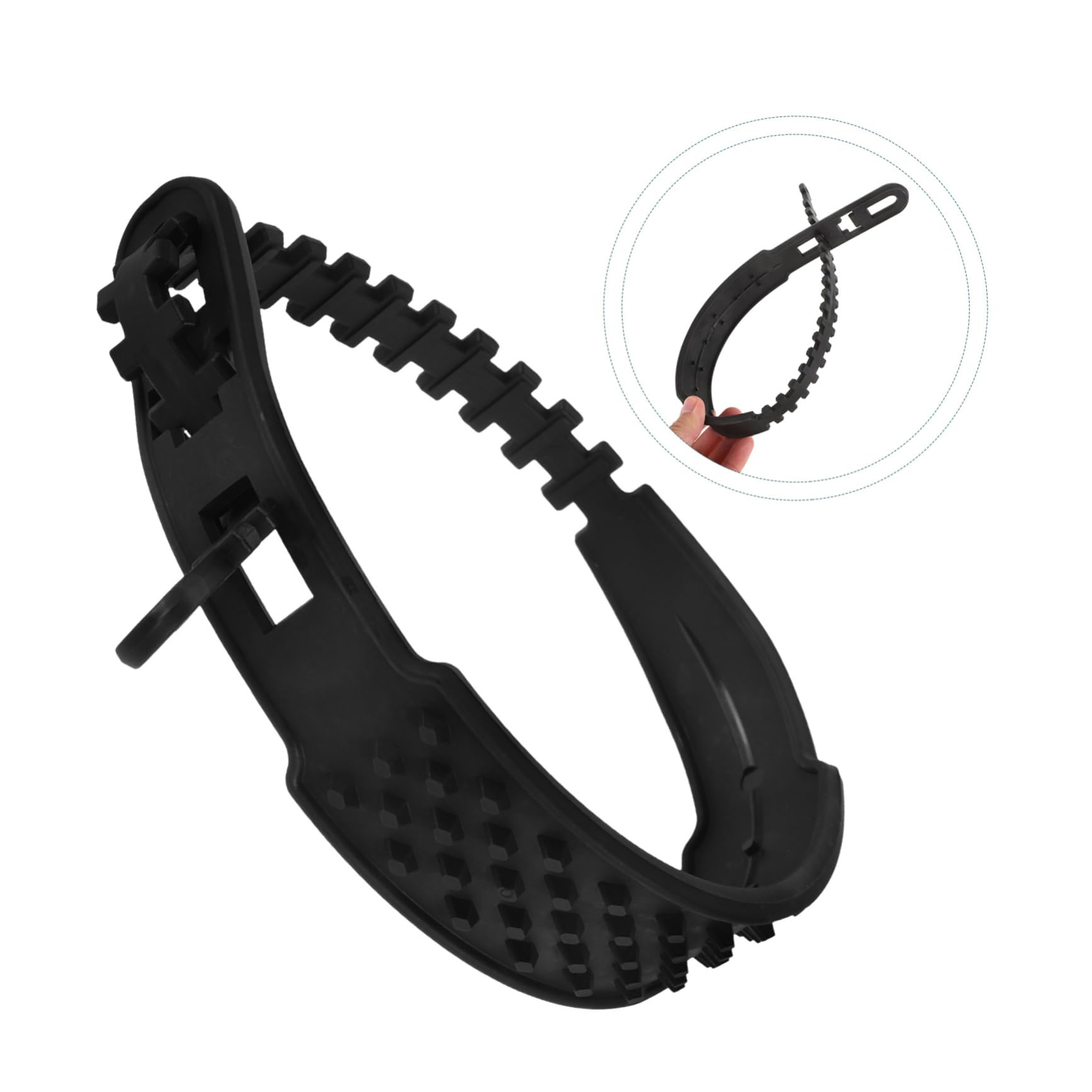 PRETYZOOM Fascette Antineve Resistenti All'usura e Facili da Installare in Nailon Nero 4 Pezzi per Pneumatici Moto Perfette per Neve e Ghiaccio Invernale