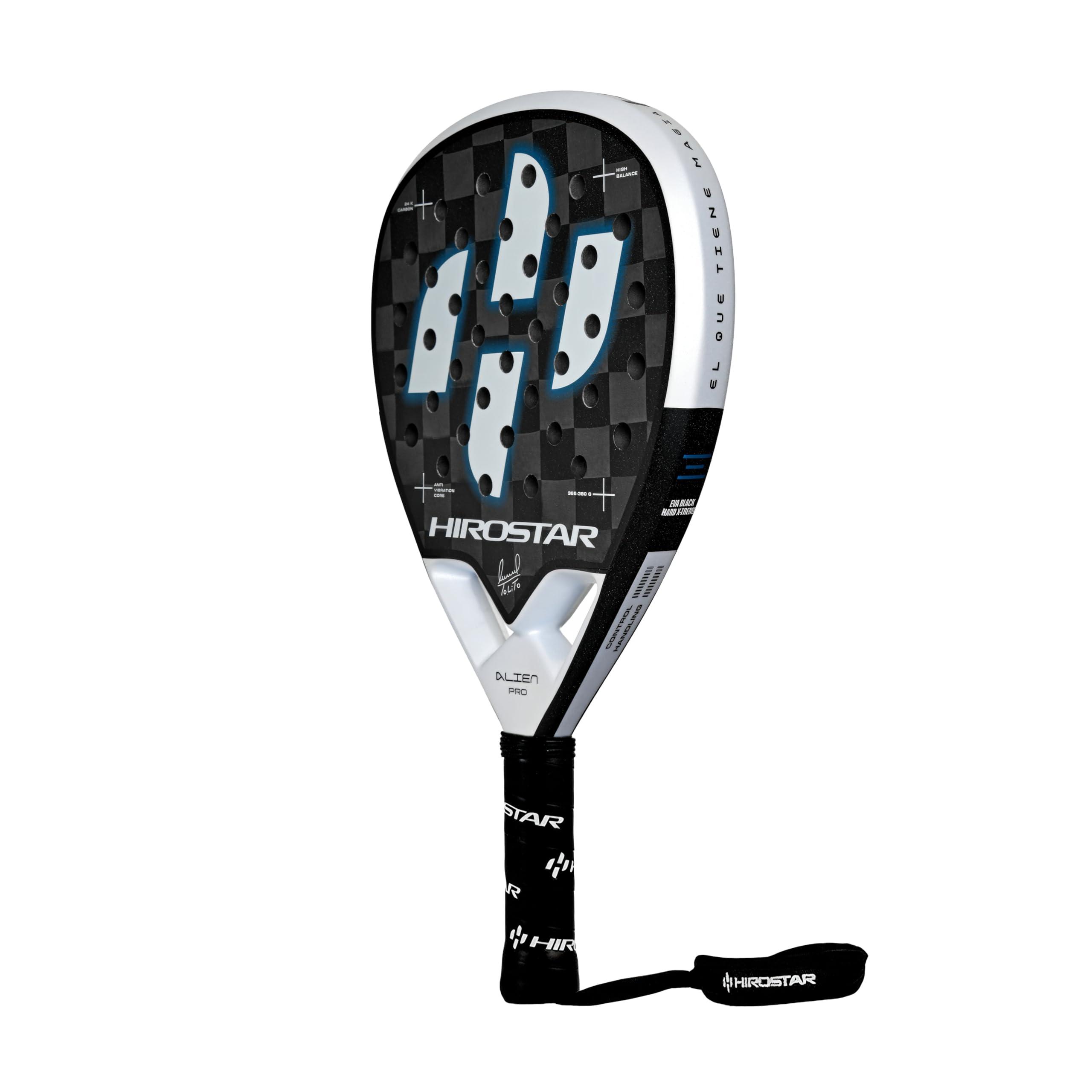 Racchetta Padel Alien Pro 2025 | Racchetta da Padel Con Forma a Diamante, 100% Carbonio 24K, Bilanciamento Alto, Peso 365g - 380g