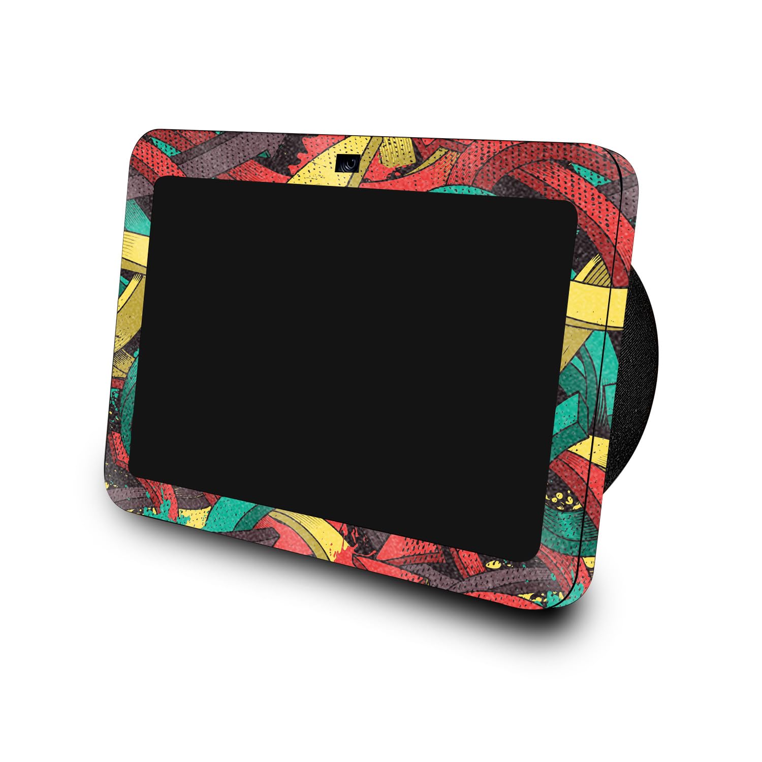 Glossy Glitter Skin Compatible with Amazon Echo Show 8 (3rd Gen, 2023) - Triadic Arrows - Premium 3M Vinyl Protective Wrap Decal Cover - Easy to Apply | Crafted in The USA by MightySkins