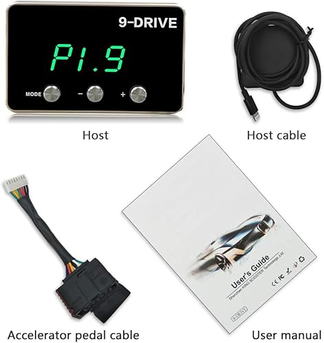 Miniatura 5 de Mallofusa Regulador de acelerador electrónico universal 9 MODO Acelerador de pedal de conducción inteligente eficiente de combustible para coches de