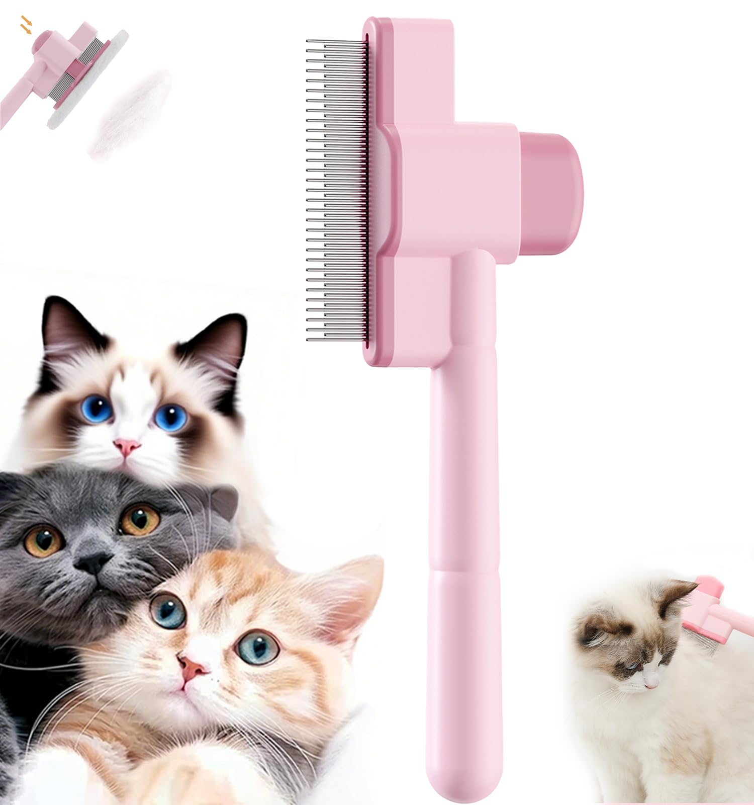 Glvomazty Fellblitz Cat Brush, Fur Brush