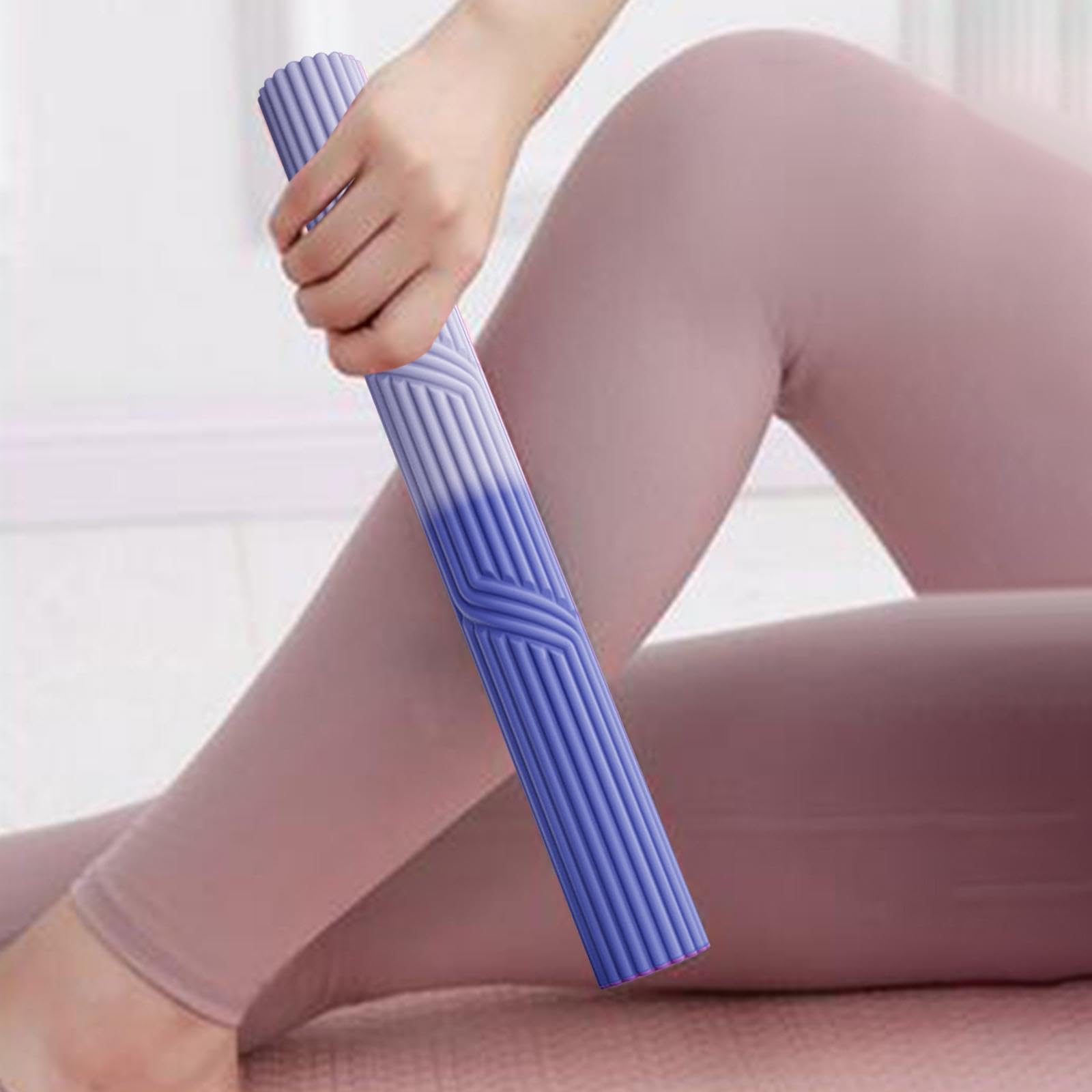 Twist Exerciser Bar Donne Uomini Indietro Estrattore Palestra Fitness Resistenza Bar rosa 32,5 x 3,6 cm