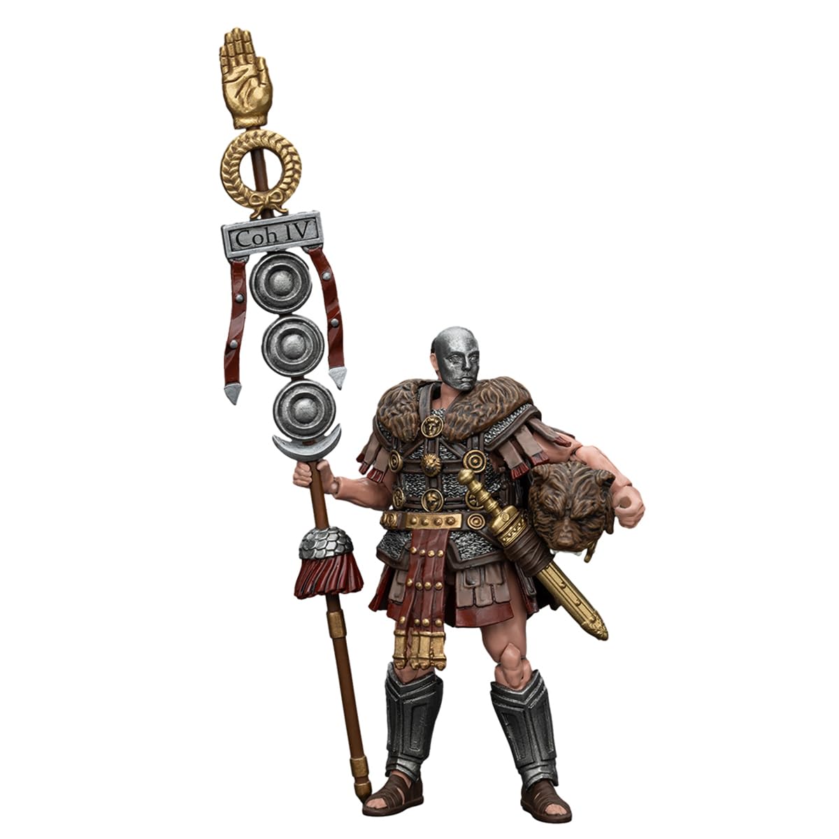 HiPlay JOYTOY Collectible Action Figure: Strife series: Roman Republic Cohort Iv Signifer, 1:18 Scale Miniature Collectible JT6212 - Image 2