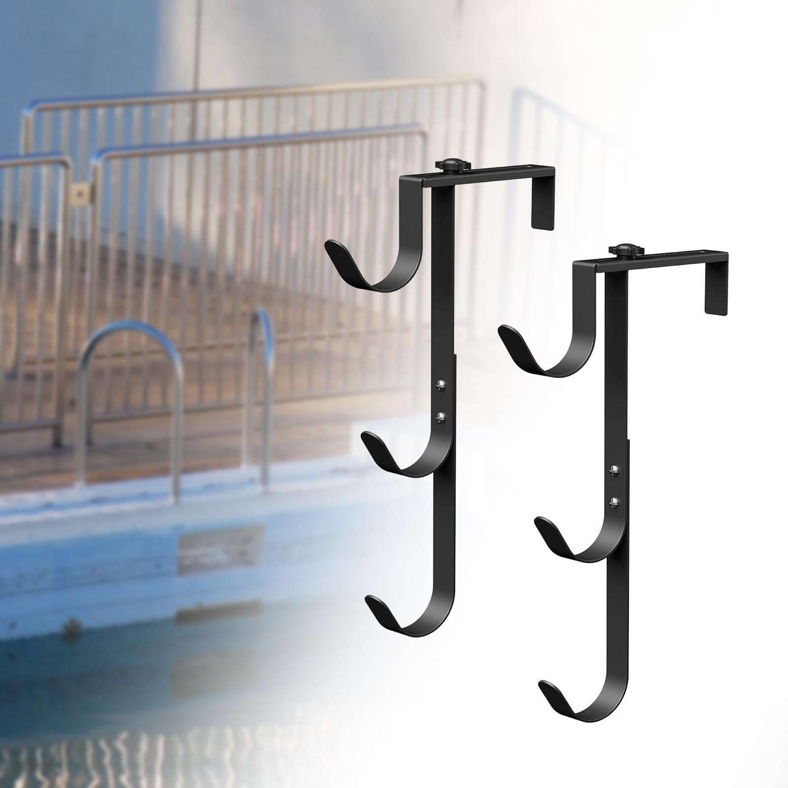 para Pértigas de Piscina, Soporte para Pértigas de Piscina para Skimmer de Piscina O Cerca
