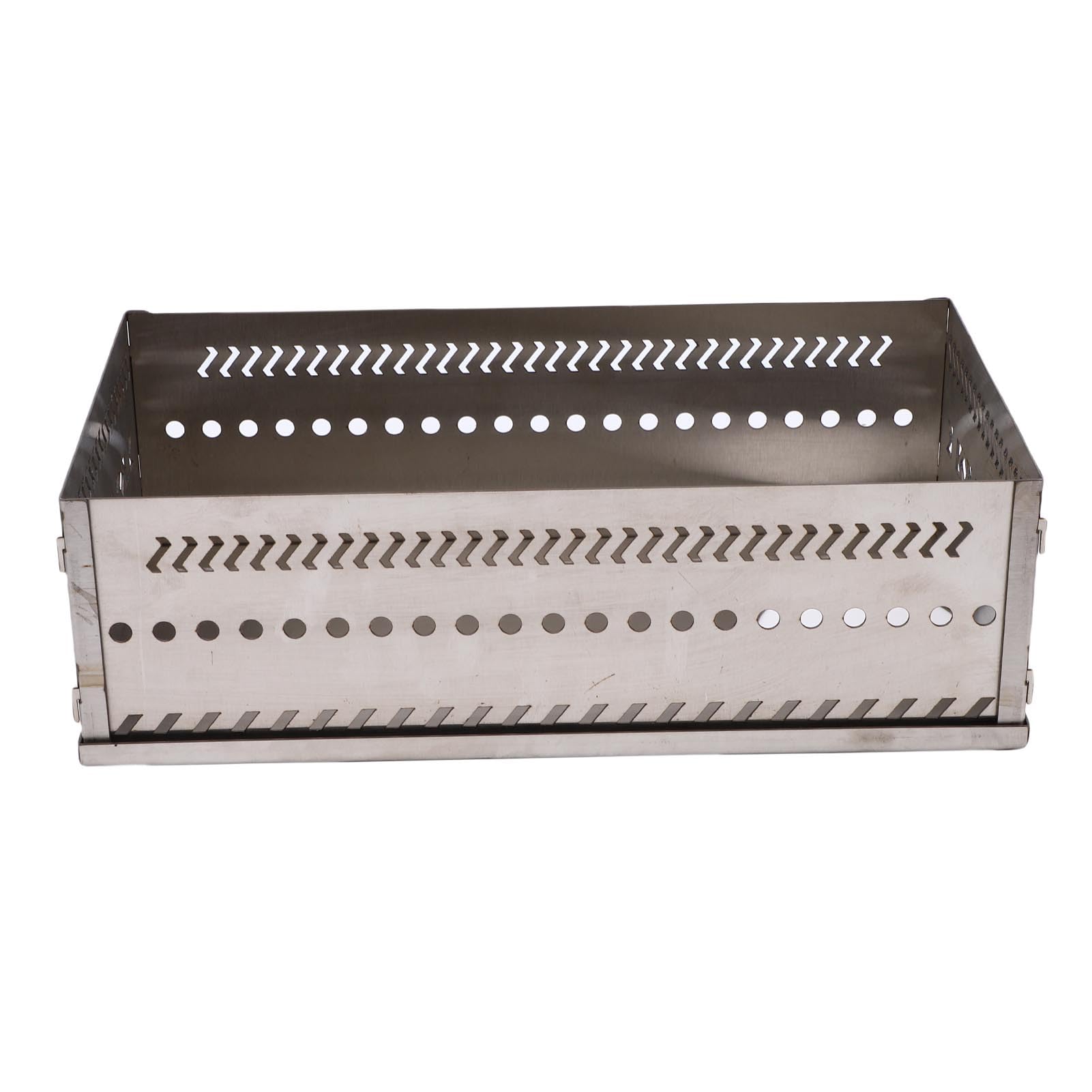 SIXRUN Edelstahl-Saunasteinkorb 50 kg Schwerer Saunasteinhalter für Holzofen (SL 375)