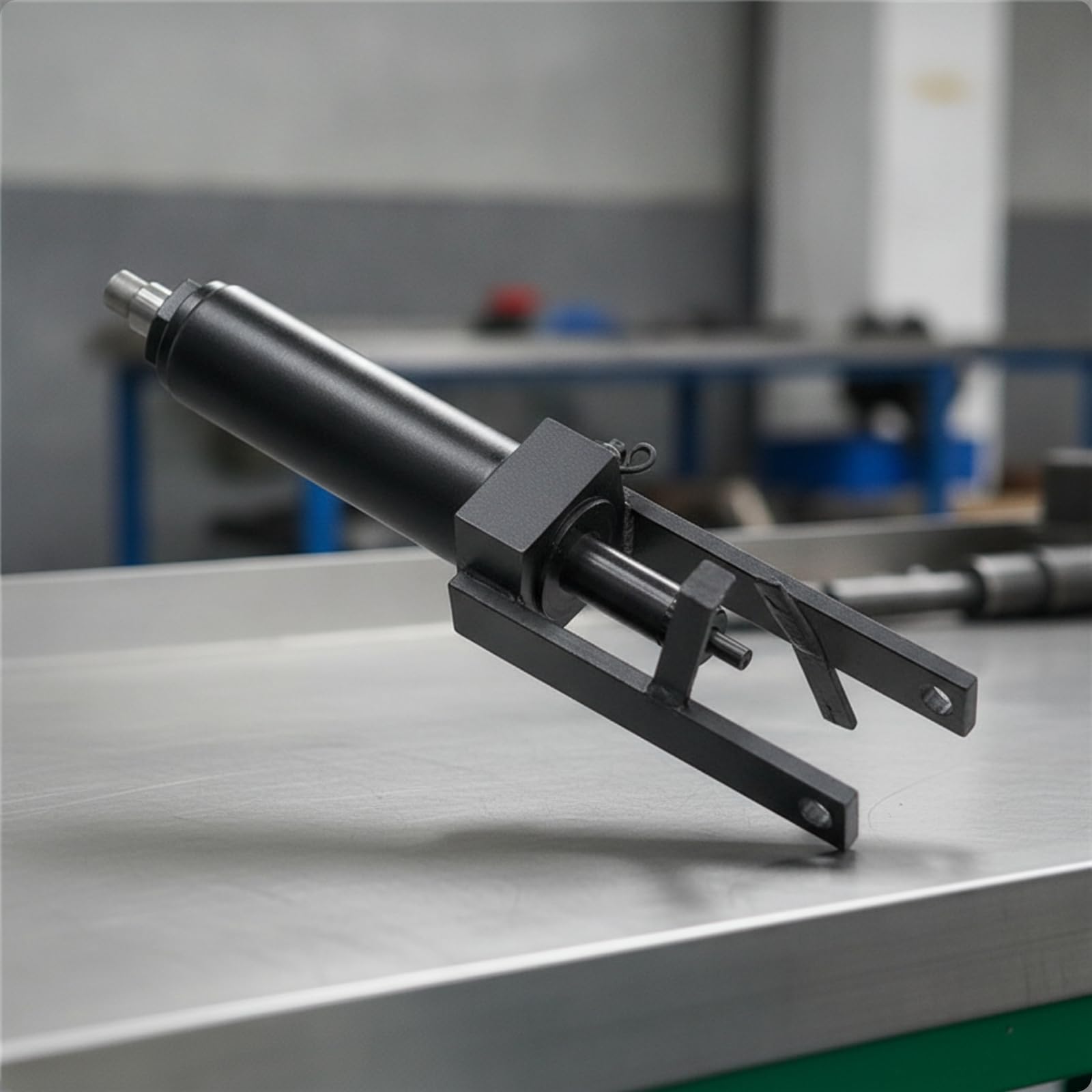 Vérin Hydraulique Industriel Cylindre Levage Métallique pour Mécaniciens, Atelier, PT500B 500 Kg 0,9 Mètre