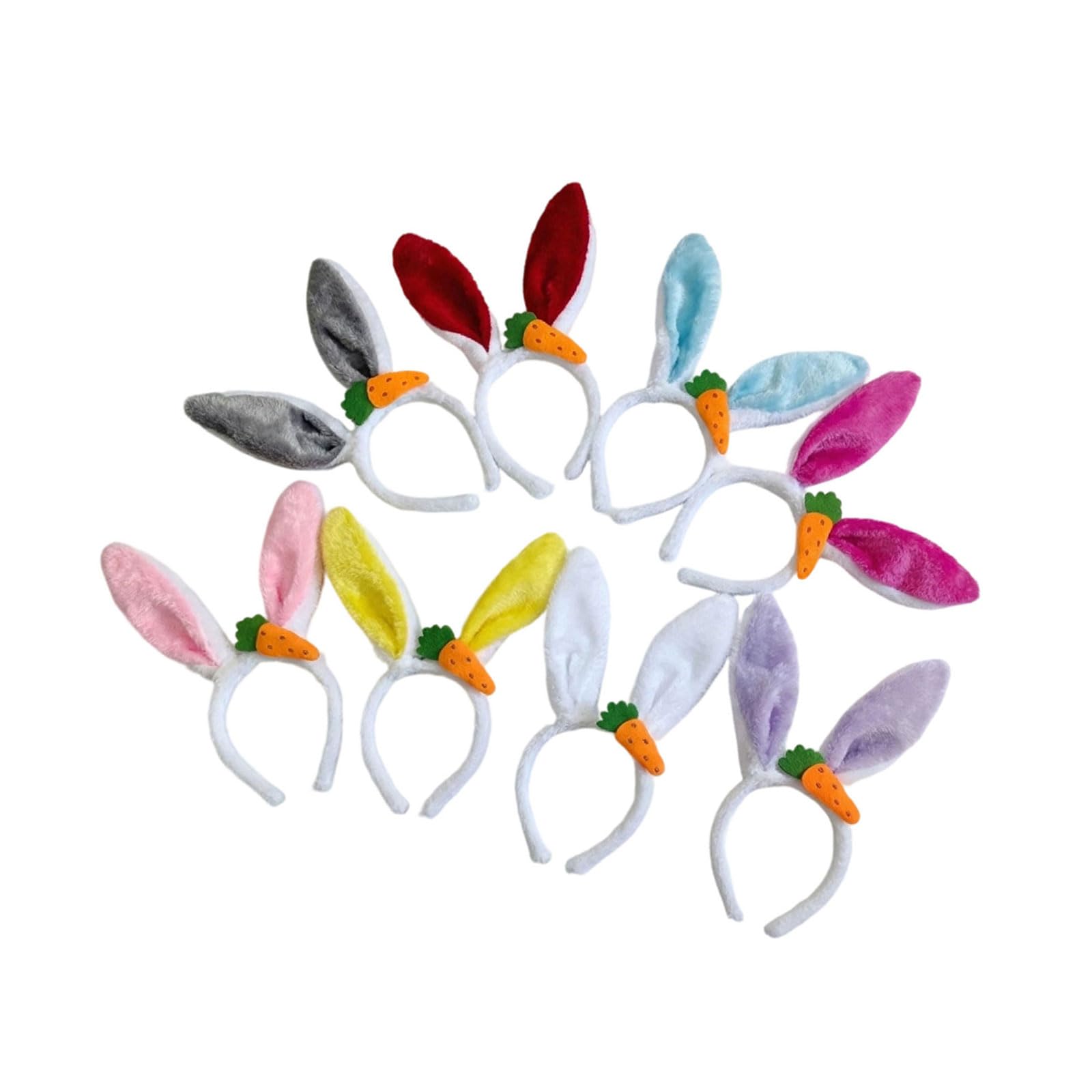 ZEPFJHE Hare Ear Carrot Headband Easter Party Hairband Holiday Hair Accessory for Women Girl Spring Festival Parties Soft Carrot Headpiece
