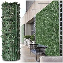 Muro Falso Exterior YZJL Valla de setos Artificiales Decoración de Hoja de Vid de Hiedra Falsa para decoración al Aire Libre Pantalla de Valla de privacidad de jardín Decoracion Jardin(Color:,Size:1.5x9m)