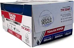 Papel Toalha Descartável Multiuso, Manicure Pedicure, Branca, 30x45cm, Suave, 100 Unidades