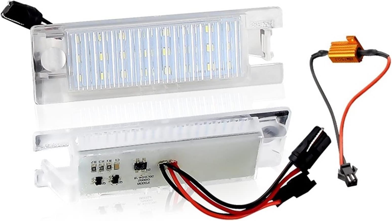 24SMD LIGHT License Plate Light Lamps, for Opel, for Vauxhall, Adam Astra H Astra J Astra K Cascada Corsa C Corsa D Corsa E Insignia A LED Number Plate Light