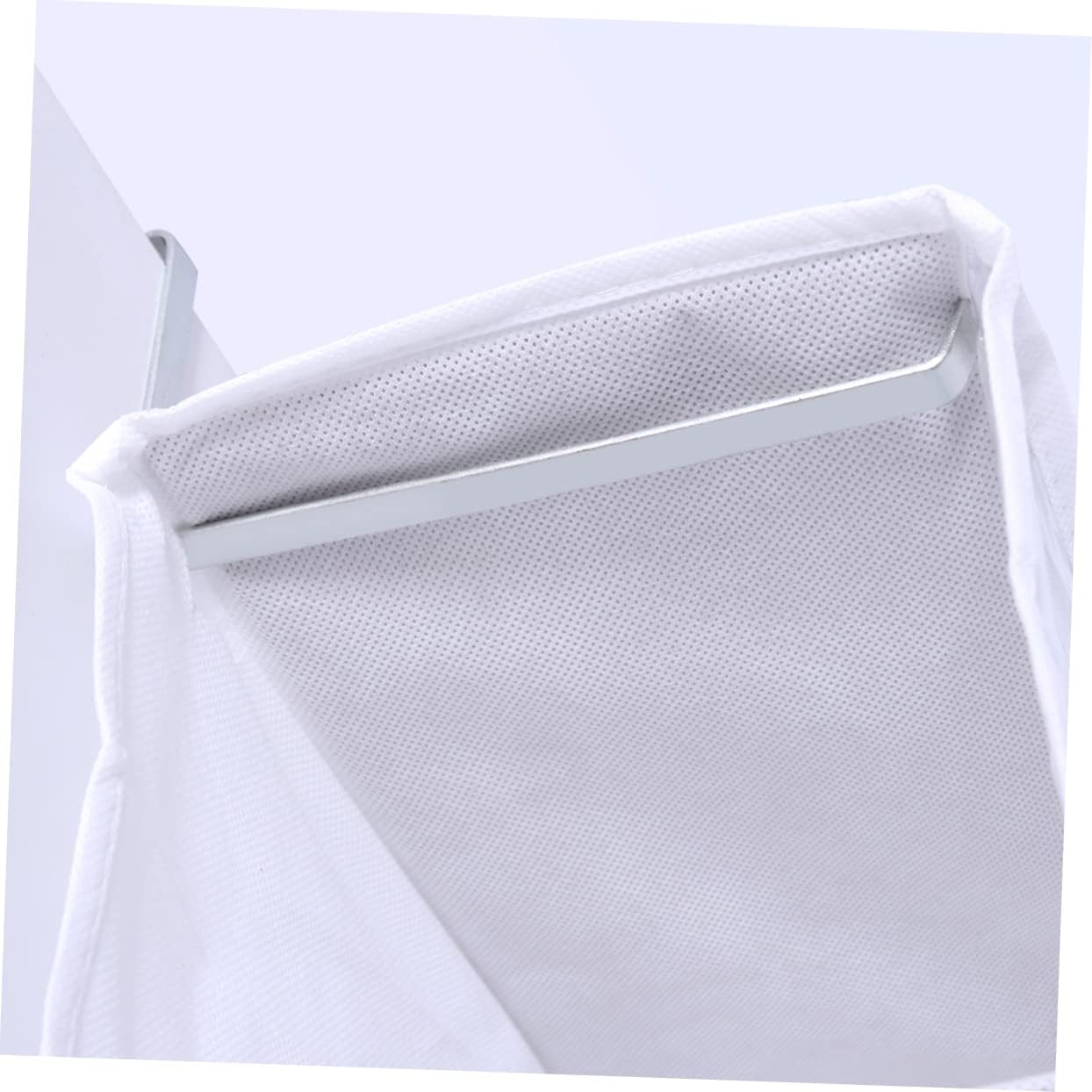 Luxshiny over The Door Shoe Organizer for Closet Space Saver Storage Rack Divided Shelves for Shoes Slippers and Accessories for Spaces and Dorm Rooms White