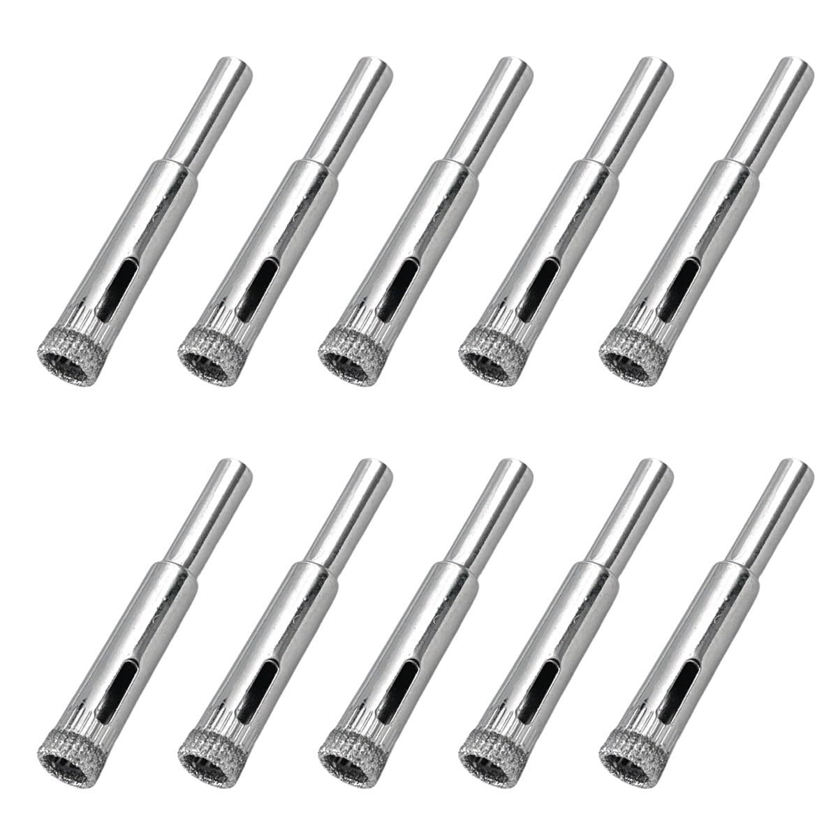 winova ガラスホールソー 超硬ダイヤモンドホールソー 10mm - ガラス、タイル、陶器、大理石に最適 10個