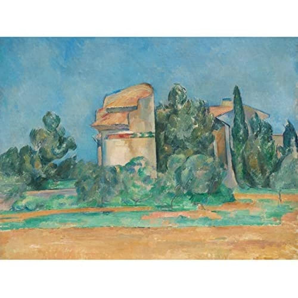Artery8 Cezanne Pigeon Tower At Bellevue Art Print Canvas Premium Wall Decor Poster Mural