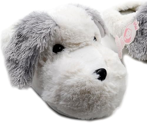 Miniatura 4 de Millffy Lindas pantuflas de peluche para cachorros, pantuflas de felpa suave para perros