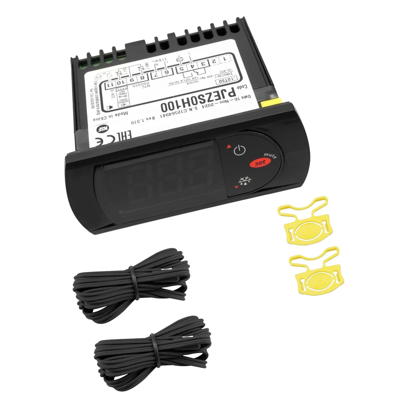 PJEZS0H100 Temperature Controller for Fridge Freezer Digital Temperature Controller Accessories Commercial Fridge