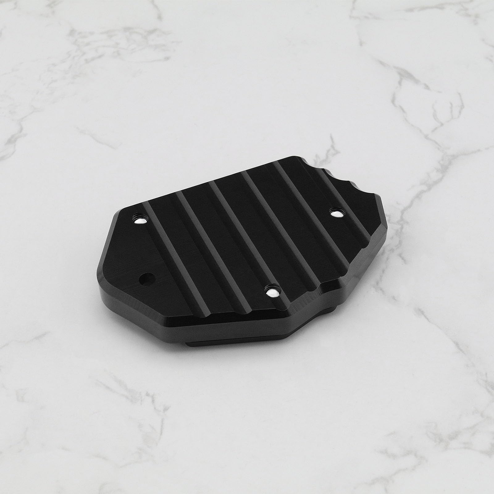 ECSiNG Aluminiowa podkładka przedłużająca do motocykla antypoślizgowa podstawka boczna powiększająca podkładka kompatybilna z Kawasaki Z900 Z650 2017-2021 Z1000 SX 2010-2020 ZX6R ZX10R ER6N ER6F