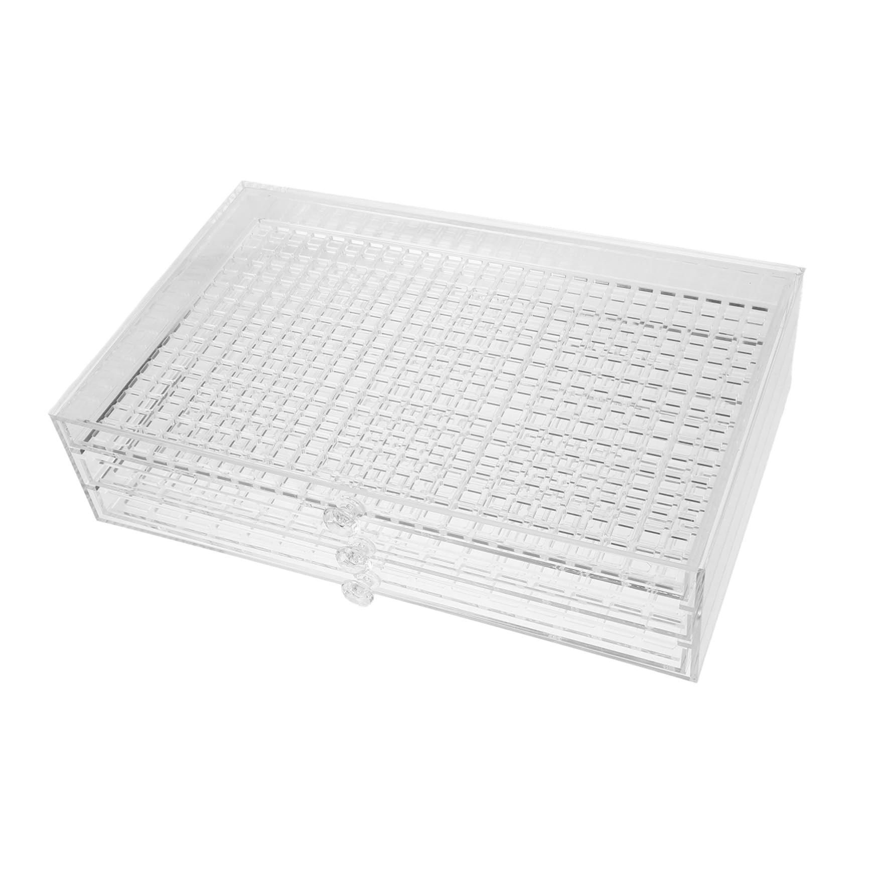 Caja Organizadora para Arte de Uñas de Acrílico Transparente con Contenedor Apilable para Almacenamiento de Rhinestones y Accesorios de Nail Art