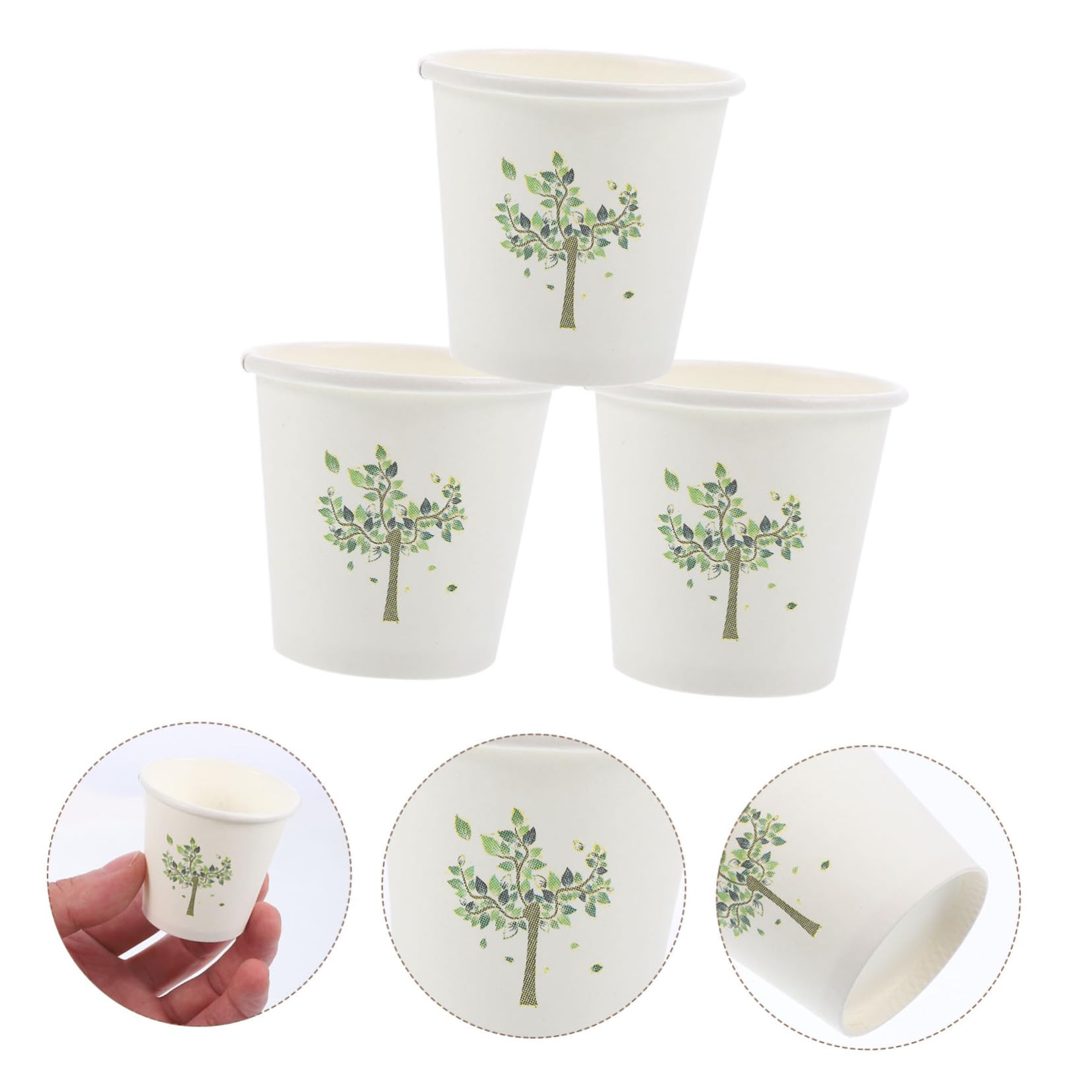 Ipetboom Gobelets de Dégustation Jetables 3 Oz 60ml en Papier 500 Pièces
