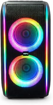 HEPU HP-978 Titan Series Ta nabilir Hoparl r   2 6  Hoparl r, 30W RMS, 67 cm Kolon RGB I k, 1 Kablosuz Mikrofon + Kumanda