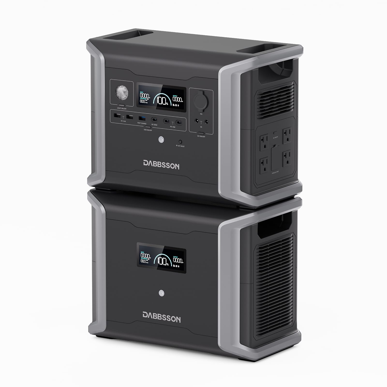 Amazon.co.jp: Dabbsson 半固体リン酸鉄リチウム ポータブル電源 