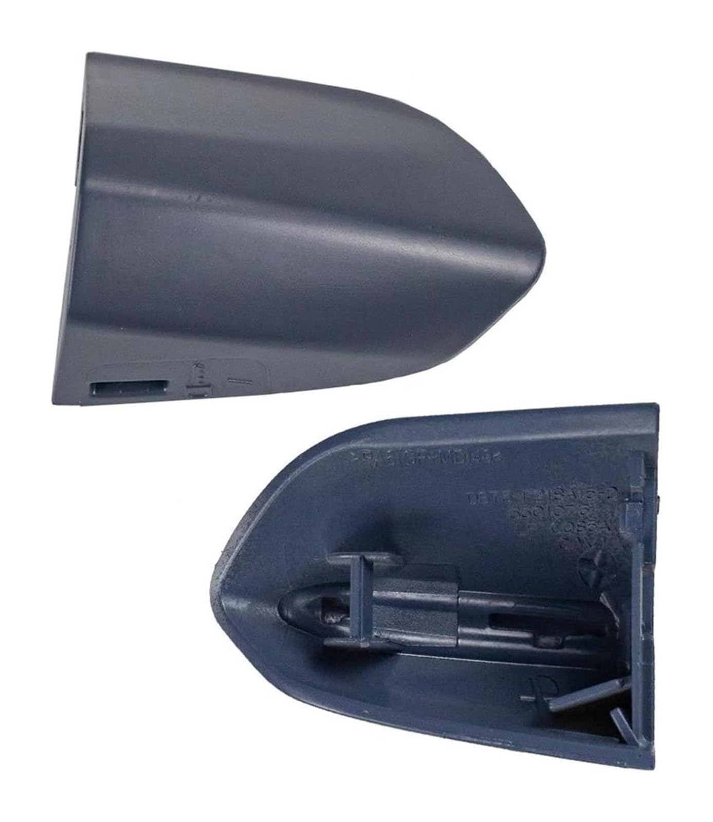Rinkteea Grey Exterior Car Door Handle Car Door Handle Cover Lhd Exterior Cap For Mustang 2015-2020 Fr3z-63218A15-Acptm(Grey)