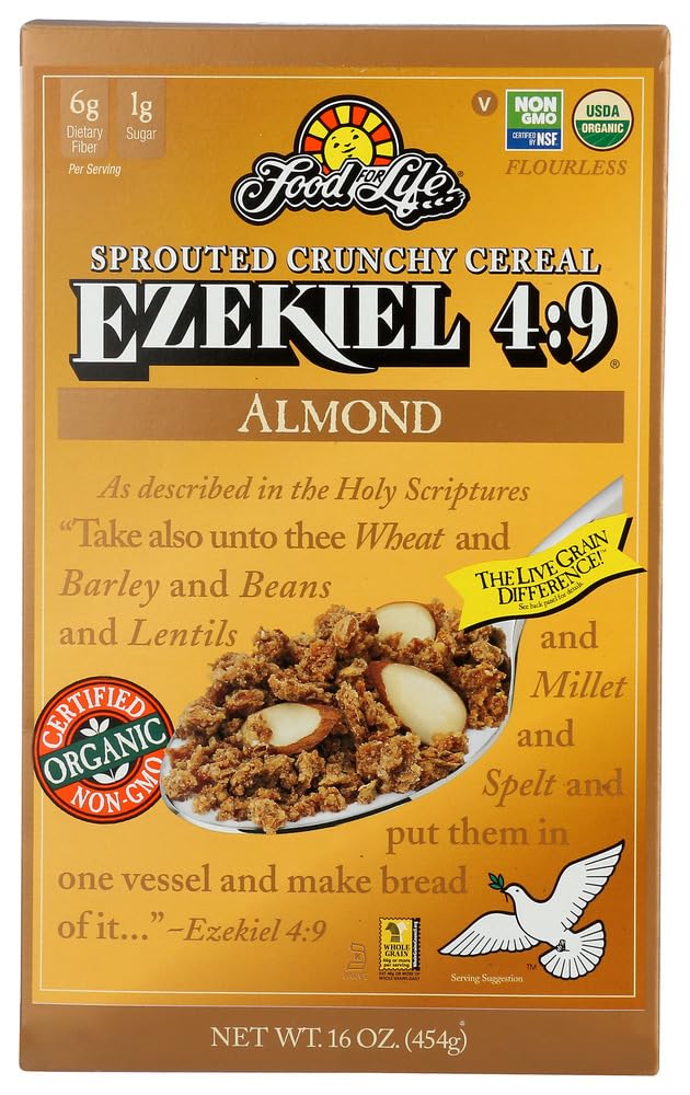 Food for Life Ezekiel 4:9? Sprouted Grain Cereal Almond 16oz Thank You for Your Trust in Our Services