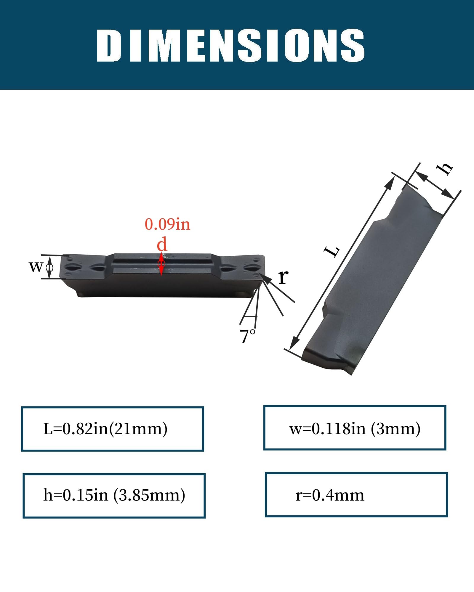 MGEHR1616-3 Porte-outil de découpe de haute qualité avec 10 plaques de coupe réversibles MGMN300 pour acier (MGEHR1616-3+ MGMN300)