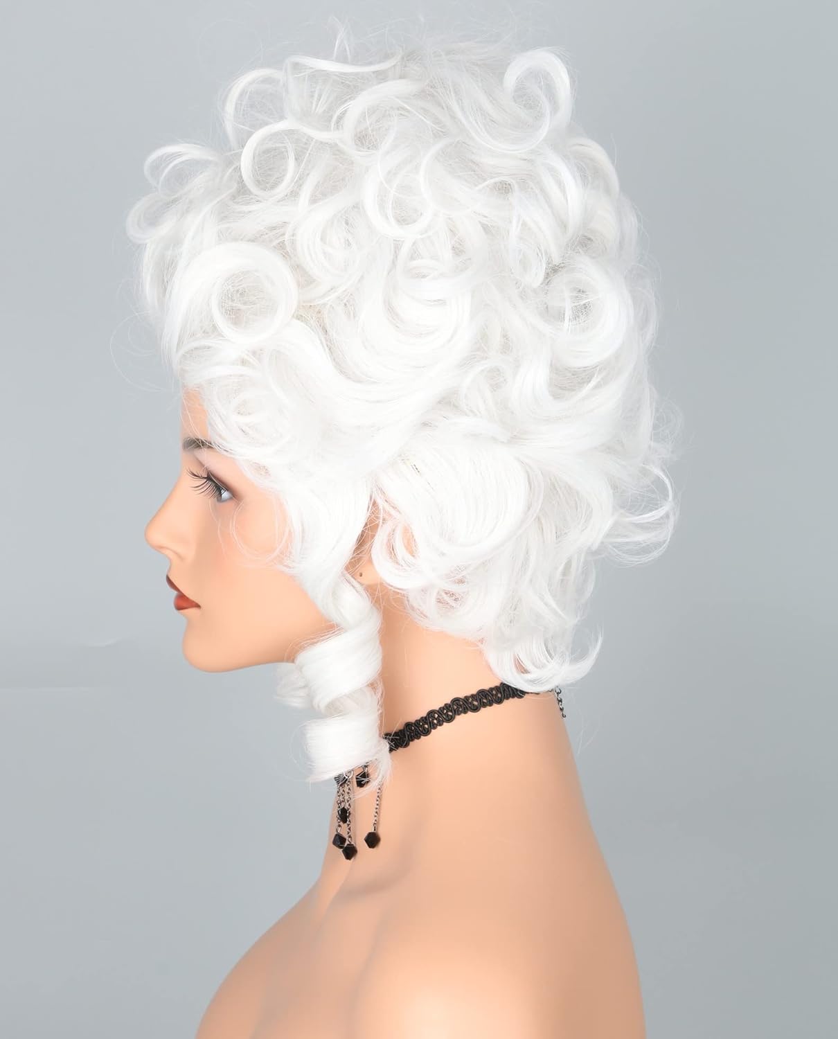 White18th Century Colonial Wig for Adult Women Victorian Queen Cosplay Wig - Image 6