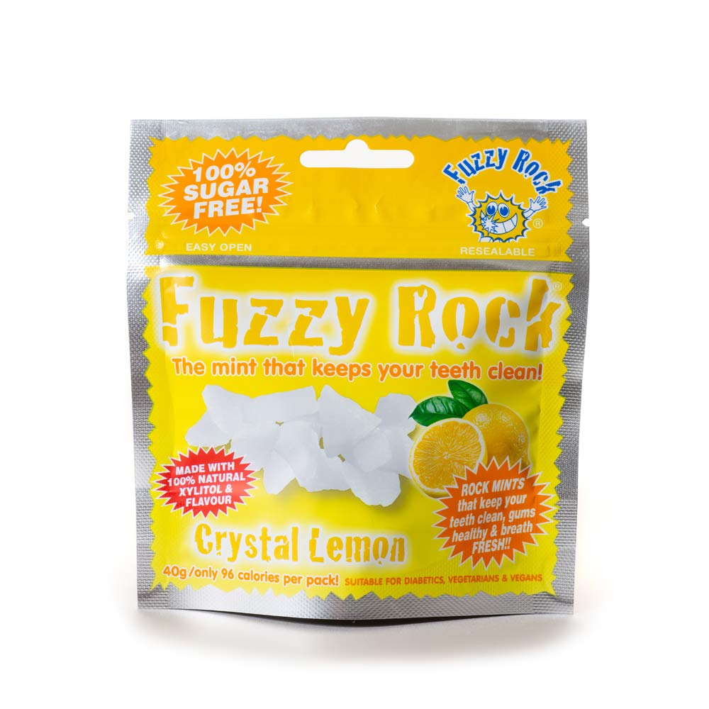 Buy Fuzzy Rock Crystal Mints For Fresh Breath And y Gums, Coolmint