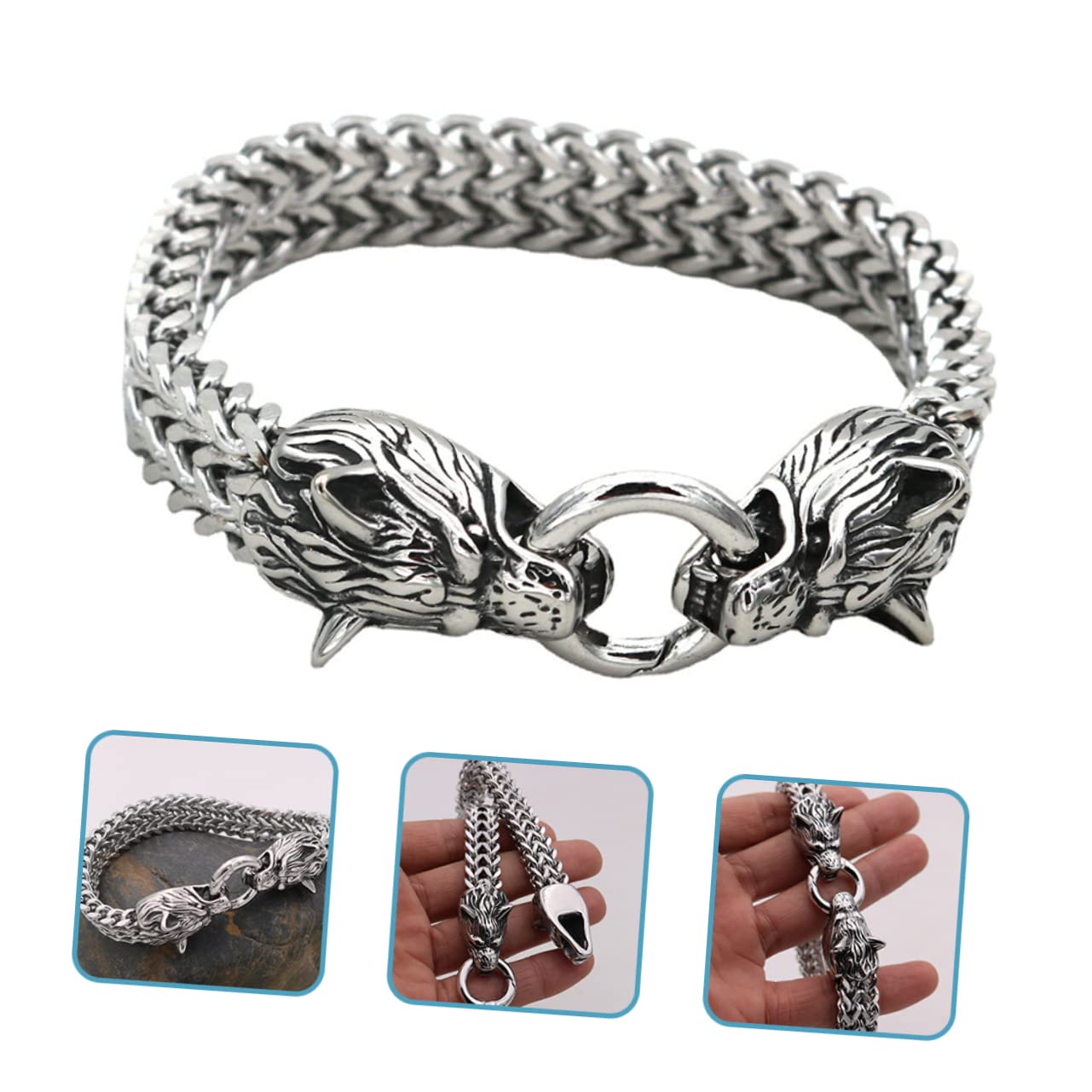 Lot De 5 Bracelets Élégants En Métal Pour Homme Design Tendance Pour Les Fêtes Sur La Plage Et Quotidien