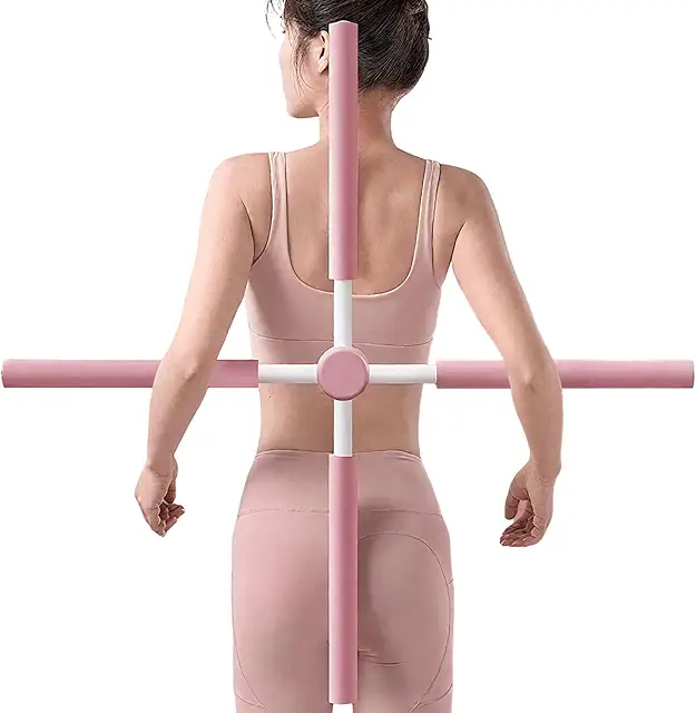 Bastone Yoga Correttore Postura | Attrezzo Cervicale per Esercizi Yoga e Stretching