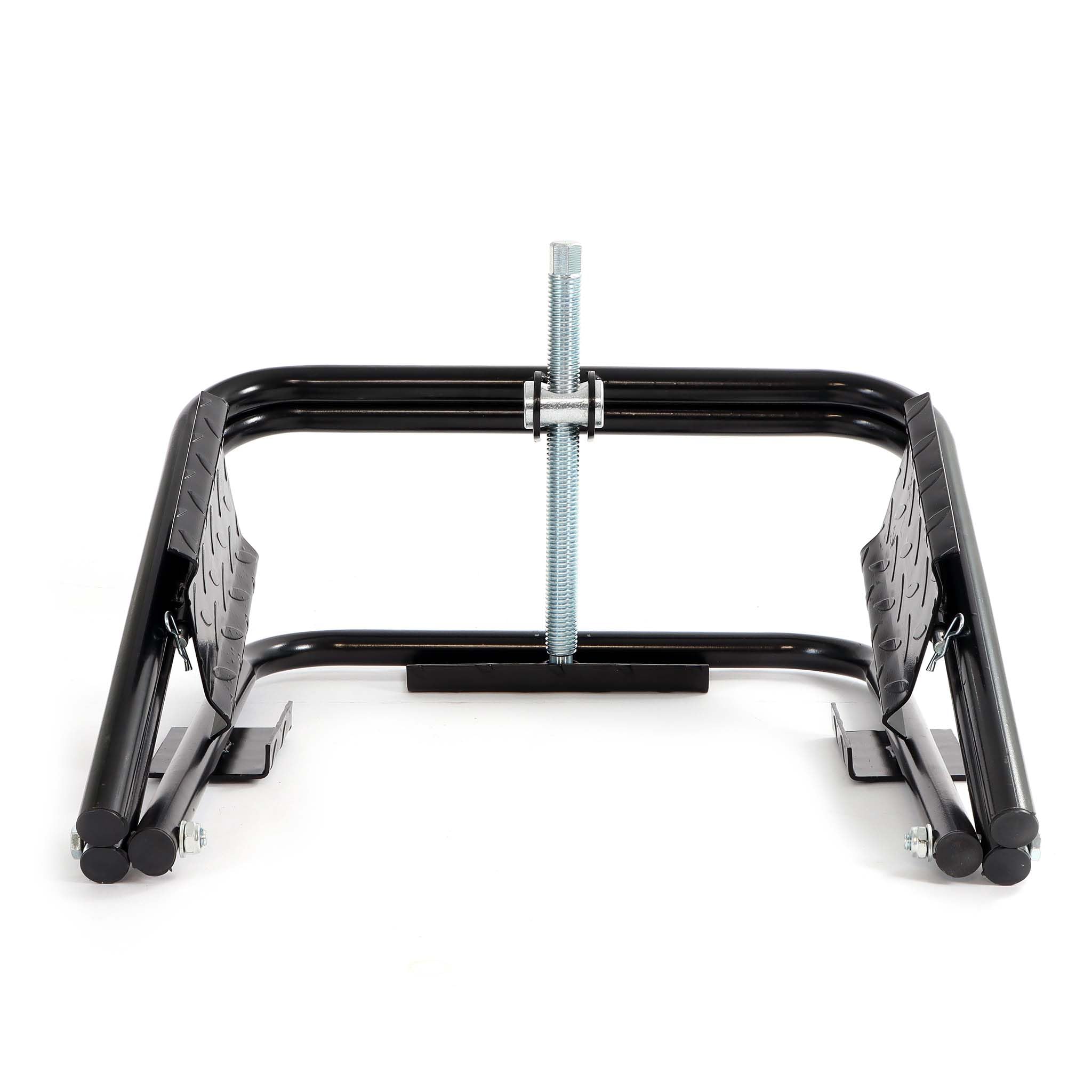 Wiltec Nivelador para caravanas y autocaravanas hasta 1360 kg Adecuado para neumáticos de 13, 14 o 15 Pulgadas, Ideal para Camping y Viajes, Gato de Acero Resistente