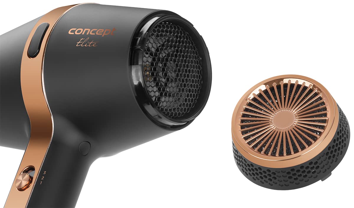 Concept VV6030 suszarka do włosów, 2200 W, kolor czarny brąz