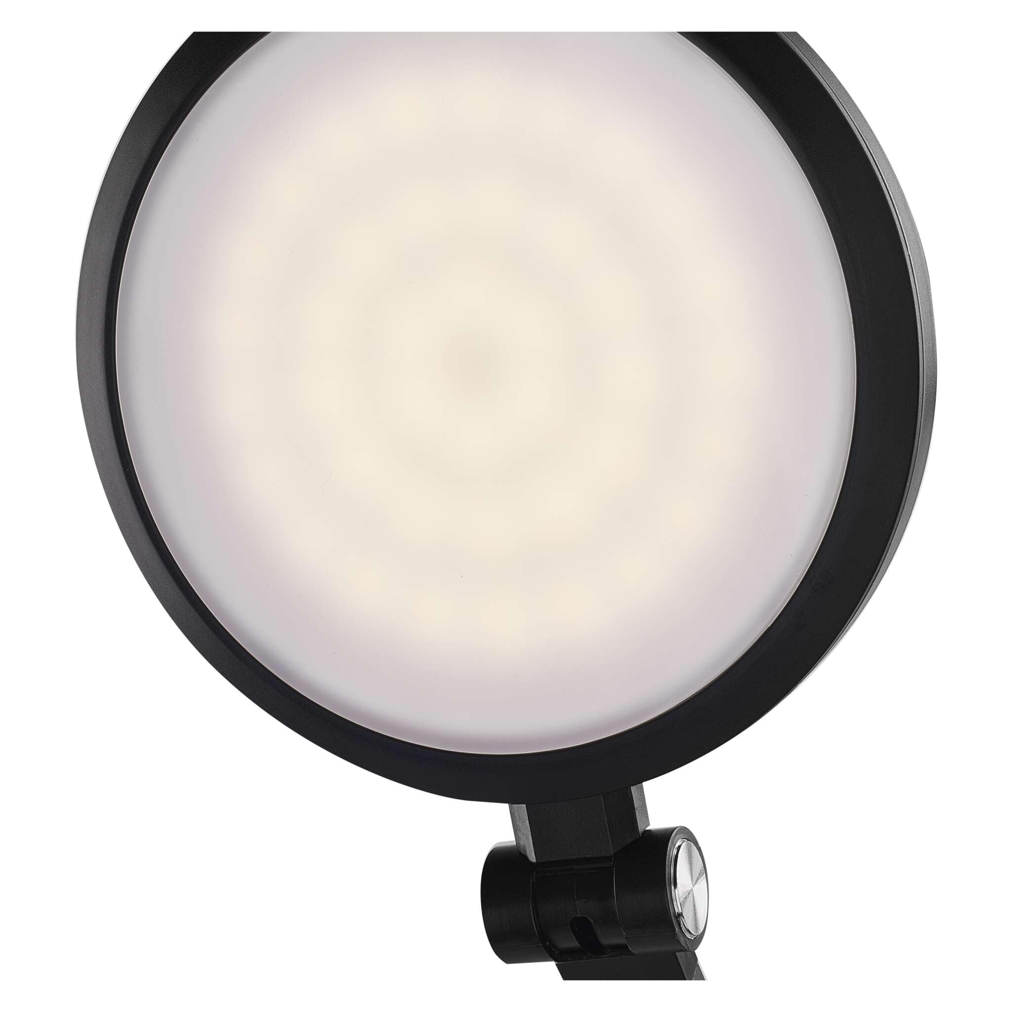 EMOS Lampada da scrivania a LED CHARLES, lampada da tavolo con 80 LED, potenza 7,6 W, luminosità 550 lm, pieghevole e inclinabile, temperatura di colore regolabile, dimmerazione graduale, cavo da 1,3