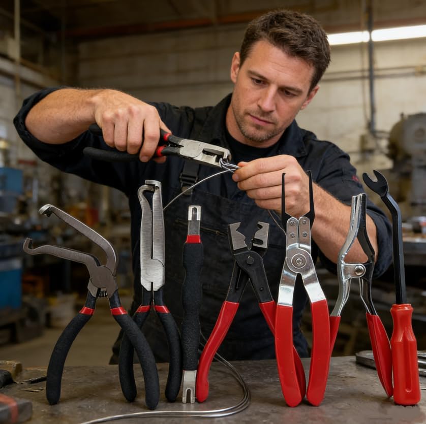 7-in-1 Multi-Functional Stainless Steel Auto Electrical Repair Tool Set