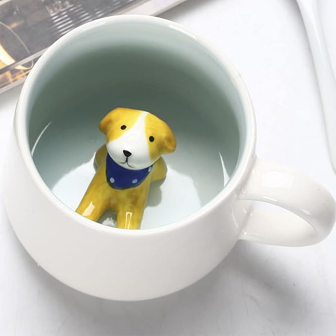 Taza de cerámica Arawat con diseño de perro 350 ml miniatura 5
