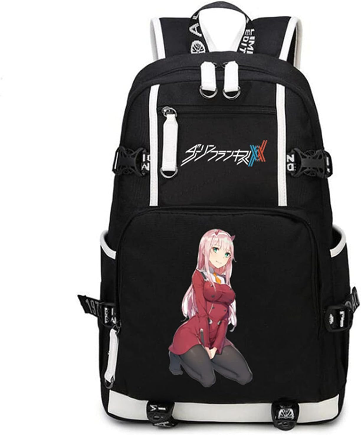 ISaikoy Anime Darling in the FranXX Cosplay Backpack Bookbag Daypack School Bag Shoulder Bag