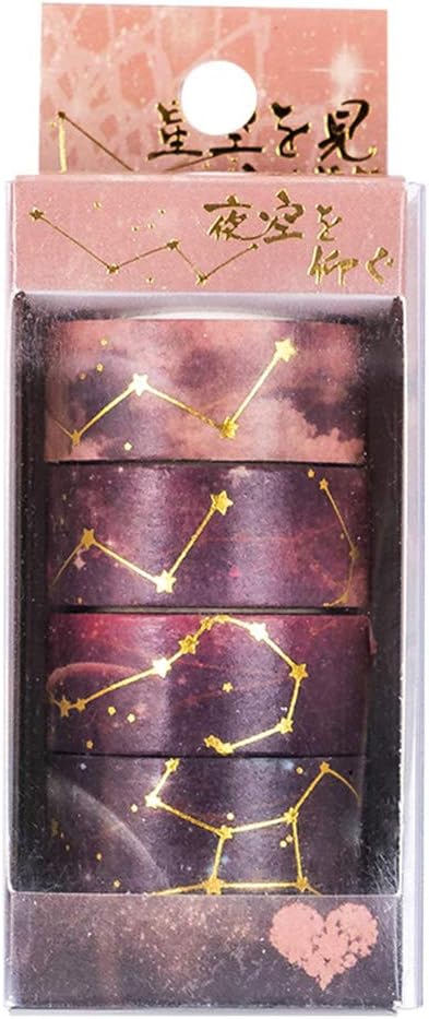 Koungyun Starry Sky Cherry Blossoms Washi Tape Adhesive Tape DIY Scrapbooking Sticker