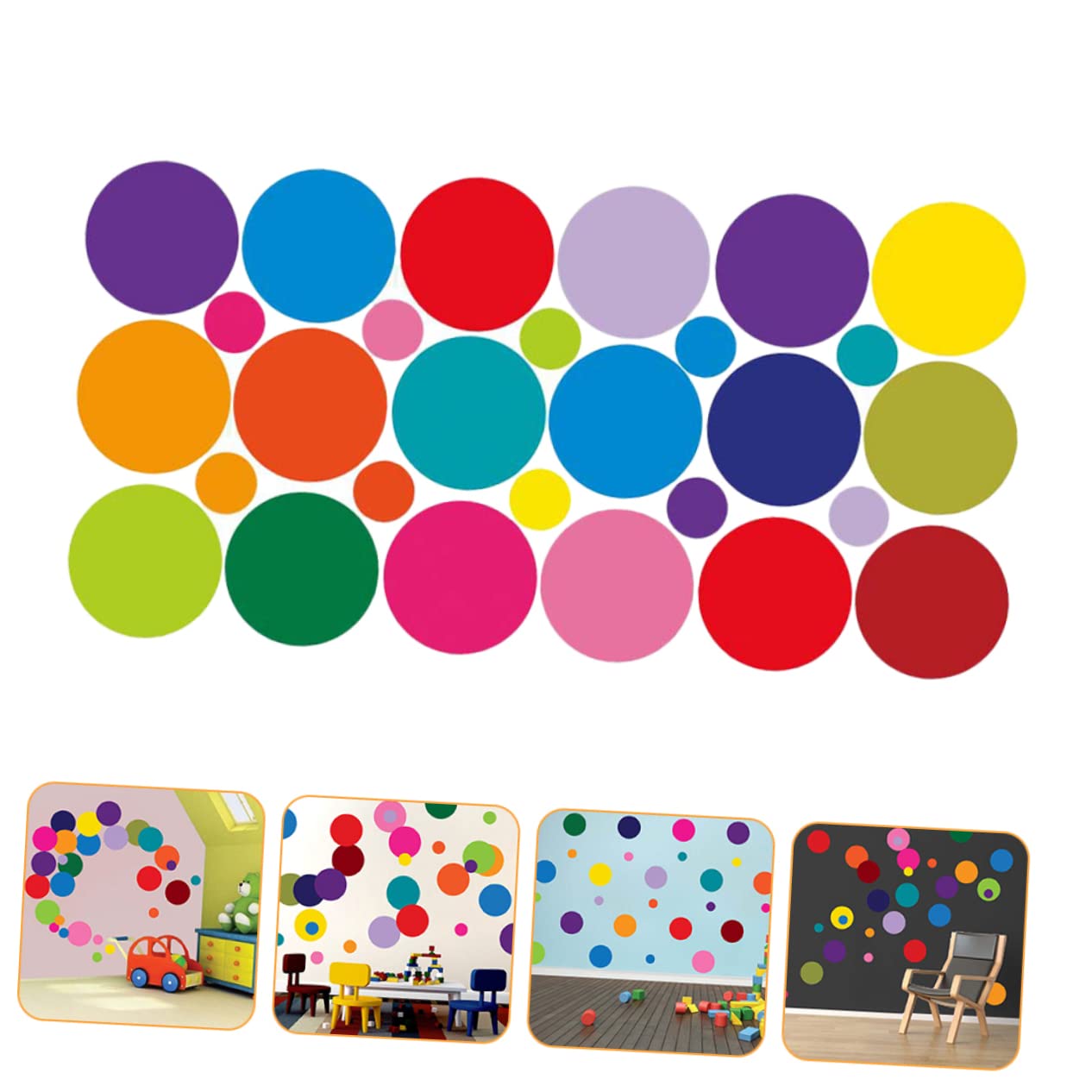IMIKEYA 5 Set Adesivi Murali per Cameretta Decorazioni per Autoaderente Facili Applicare e Rimuovere Atmosfera e Accogliente Adatti Diverse Superfici