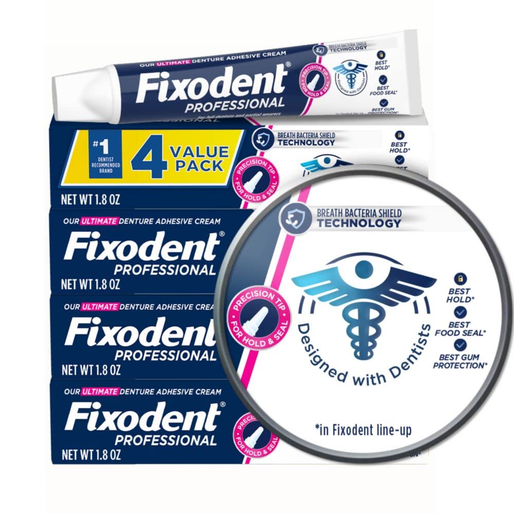 Fixodent Professional Ultimate Denture Adhesive Cream for