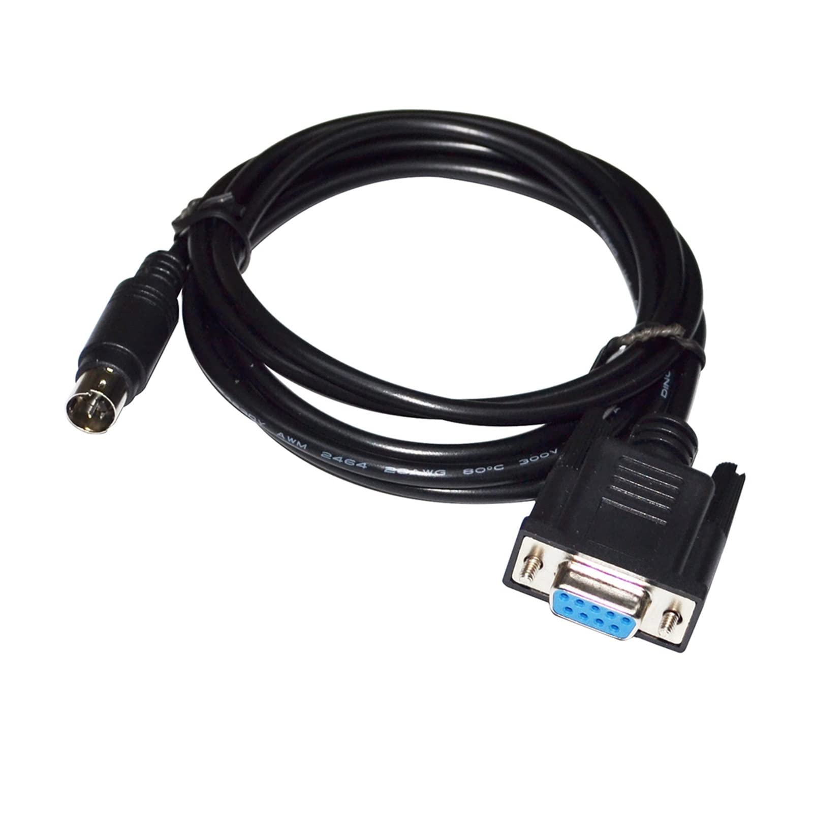 RS232 D-SUB 9P DB9 na M~ni DIN 5PIN MD5 konwerter PLC kabel do programowania PLC pasuje do komputera do MATSUSHITA GT11 ekran dotykowy KABEL sterowania PLC (1,8 m)