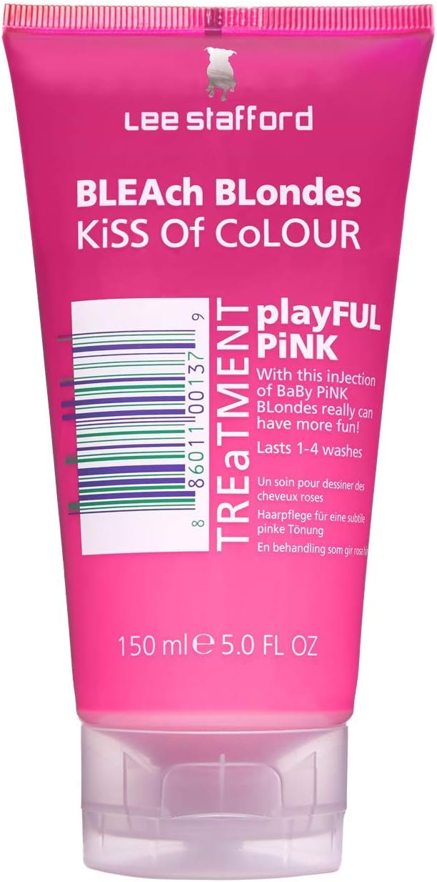 Lee Stafford Bleach Blondes Kiss of Colour Pink Treatment 150ml